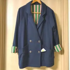 GiveReCollection ネイビー ダブルボタン ジャケット新品✨