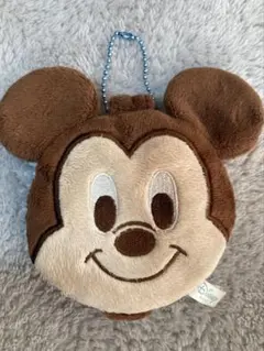 Disney Baby　ミッキーフェイス型ミラー　キーホルダー