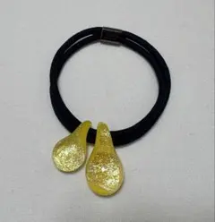 セール価格　グラスポニー　ガラスヘアゴム　ピンク系　水面 セール価格 グラスポニー ガラスヘアゴム ピンク系 水面