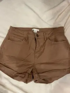 【美品】H&M ショートパンツ　ベージュ