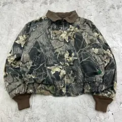 MOSSY OAK リアルツリー　トップス　中綿ブルゾン　古着　ブラウン系　L