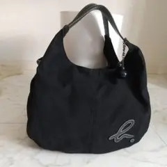 アニエスベー トートバッグ レザー ブラック黒