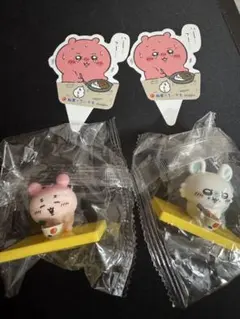 ちいかわx松屋オリジナルフィギュア 鬼辛カレー モモンガ＆カニちゃん