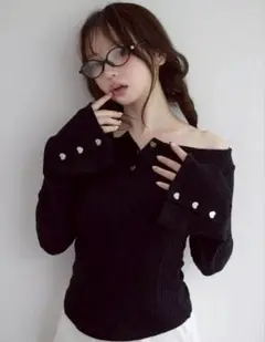 【新品未使用】andmary Dorothy heart tops アンドマリー