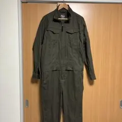 ワークマン　コットンオープンツナギ　ダークグリーン　L Lつなぎ　作業服のサムネイル