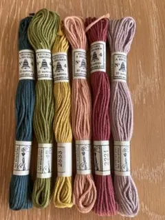 【DMC】4番アンティーク刺繍糸 6本セット