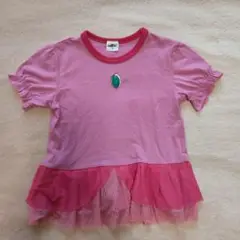 ピーチ姫　ビジュー　Tシャツ 　USJ 130