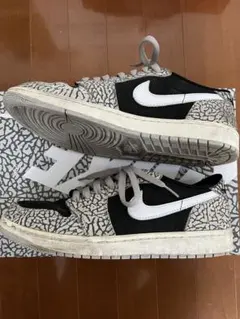 air jordan 1 retro low og black cement