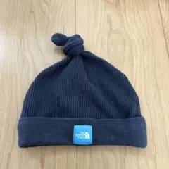 THE NORTH FACE ノット付きニット帽 ダークブルー