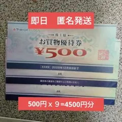 ヤマダ電機YAMADA HLDGS. お買物優待券 10枚セット　株主優待