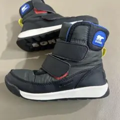SOREL キッズブーツ 黒　17センチ