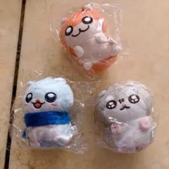 クソハムちゃん おすわりぬいぐるみ ユキハムちゃん ゴマハムちゃん
