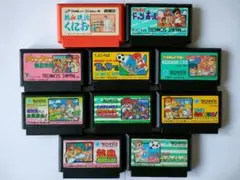 ファミコン動作確認FCソフト10本セット熱血くにおくんダウンタウンまとめ物語硬派