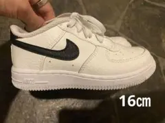 Nike Air Force 1 ホワイト/ブラック　16㎝