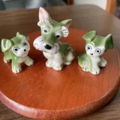 ディズニー ビンテージ 犬 陶器 置物 インテリア 工芸品 美術品 A2987