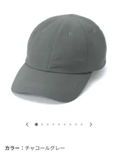 無印良品　UVカット撥水キャップ　チャコールグレーのサムネイル