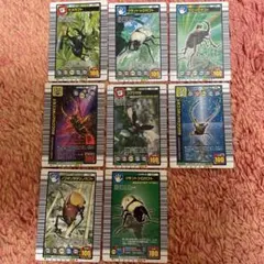 甲虫王者ムシキング カード 8枚セット - メルカリ