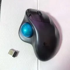 ★ジャンク★　Logitech ワイヤレストラックボールマウス 本体