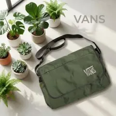 90s US VANS メッセンジャーバッグ ダークネイビー 刺繍ロゴ - メルカリ