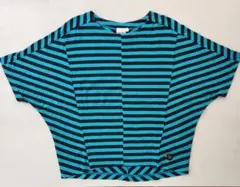 【美品！】ワッフリッシュワッフル ウフヌフ ボーダーTシャツカットソー サイズ1のサムネイル