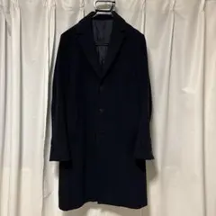 ダークネイビー チェスターコート