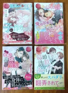 【G】孤高のCEOと子作りすることになりました!　他3冊　TL エタニティ文庫