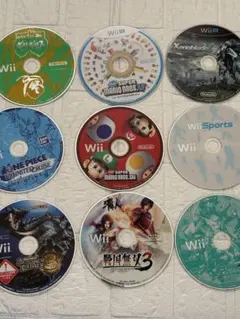 ⭐️24時間以内発送⭐️ WiiU Wiiソフト9枚セット　まとめ売り　ソフトのみ