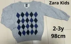 ZARA Kids ザラキッズ　セーター　グレー　2-3years 98cm