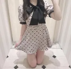 evelyn リボンロンパース