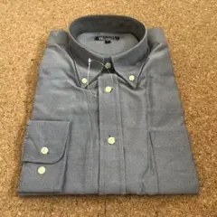 新品　WOODHOUSE グレー ビジネスシャツ Lサイズ