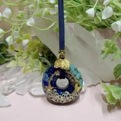 癒しのオルゴナイト❤️グリーンアベンチュリン＋シトリンのドーナツ型