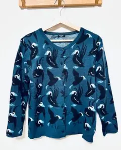 marble SUD カーディガン　水鳥　緑のサムネイル