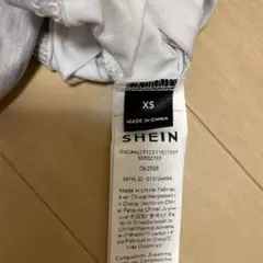 SHEIN 猫プリント 半袖Tシャツ グレー XS