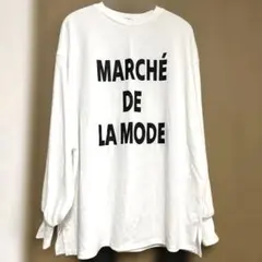 しまむら MAYO ロゴ長袖Tシャツ L