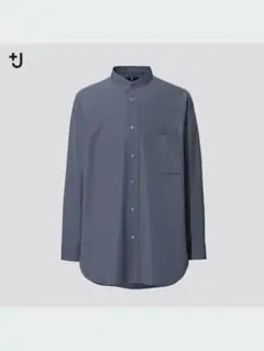 ユニクロ +J スーピマコットンオーバーサイズスタンドカラーシャツ サイズM