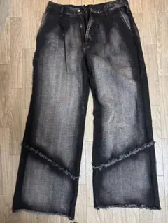 HARE コンバートフリンジデニムパンツ S