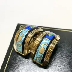 ☆新品同様☆MICHAELA FREY WIEN☆七宝焼☆24金メッキ☆バングル