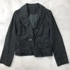 y2k Fairy Grunge フェアリーグランジ リネン ジャケット 短丈のサムネイル
