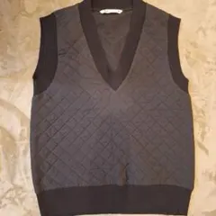 ZARA ブラック キルティングベスト