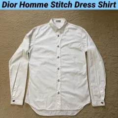 00s 10s Dior Homme ステッチ デザイン 長袖 シャツ Mのサムネイル