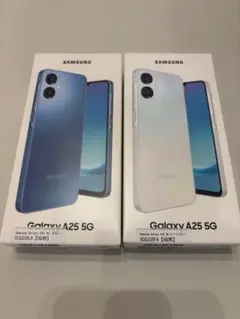 SAMSUNGGalaxy A25 5Gライトブルー/ブルー2個セットUQ用