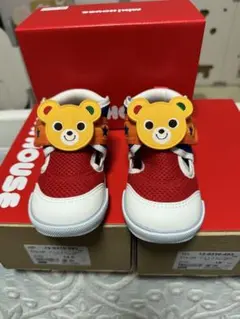 ミキハウス ダブルラッセル セカンドベビーシューズ （87）マルチ 14cm