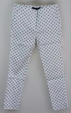 【美品】ZARA パンツドット柄水玉　XS （ M相当 ）