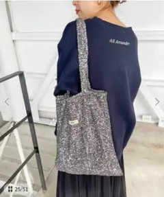 【美品】Uhr/ウーア spangle Tote Bagのサムネイル