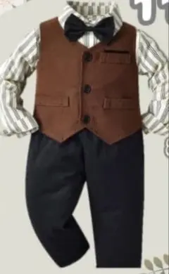 スーツセット　110cm オシャレ 入園入学　七五三　5点セット
