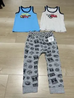 カーズ！タンクトップ肌着インナー&ストレートパンツ　男の子100