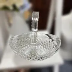 ボヘミアクリスタルガラス バスケット型 - メルカリ