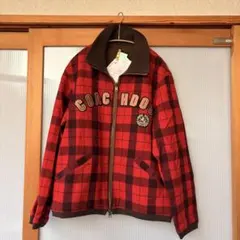 COACHDOG 赤黒チェック ジャケット