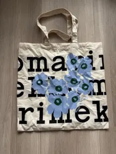 あ*こ様 【新品未使用・箱付き】marimekko デニム柄 トートバッグ