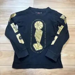 ★メルカリ便★ ジョーダン　ロンT 黒　金　ブラック　ゴールド